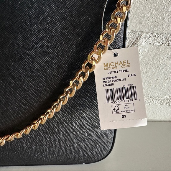 Michael Kors Black Crossbody Jet Set Travel Bag - Picture 4 of 6